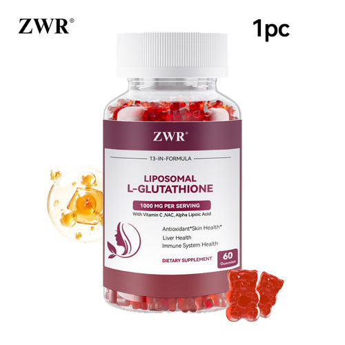 1/3 pcs Glutathione Complex Gummies - 1000mg Glutathione, 500mg Vitamin C & 600mg NAC Per Serving - Plus Vitamin E, Alpha-Lipoic Acid, Selenium & Zinc - Supports Daily Wellness - 60 Count-tissue paper