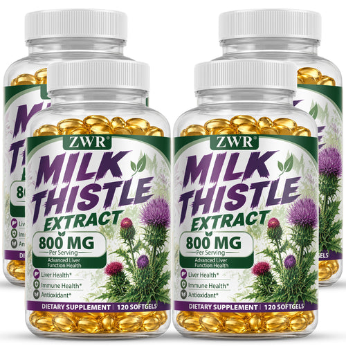 Milk Thistle Liver Health Softgels, Herbal Liver Health Supplement, with Milk Thistle, Artichoke, Celery Root, for Liver & Kidney Renew, Body Resilience, Healthy Flow, Great for Adults Over 18, 120 Softgels