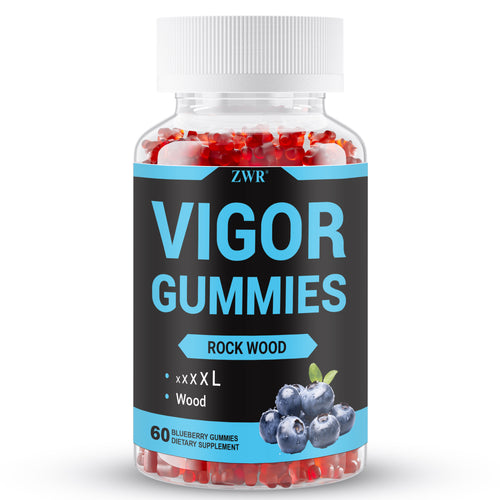 1/3Pcs VIGOR Gummies, Men's Energy Gummies, Rock Wood, Horny Goat Weed & Black Maca Blend, for Daily Vigor & Positive Mood, Suitable for Men, Wife's Gift- 60 Gummies