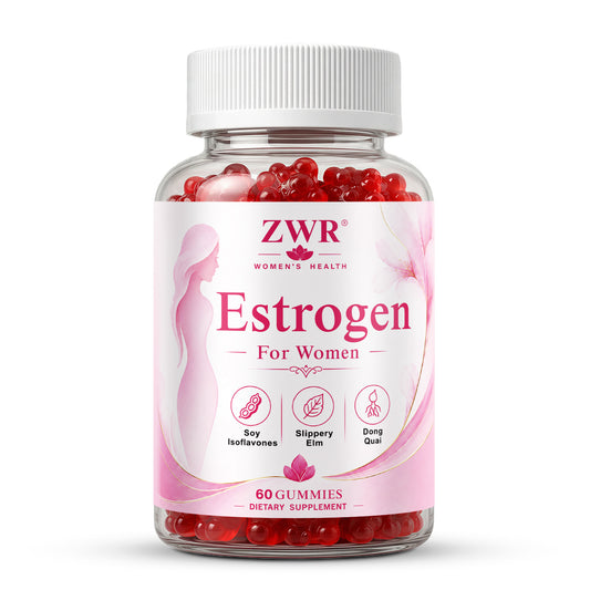 Estrogen For Women Gummies, DIM 200mg Formula with Soy Isoflavones, Broccoli Extract, Slippery Elm, Dong Quai & Fenugreek Herbal Blend.Multi-Ingredient Daily Balance Formula for Mood, Cycle Midlife Health, Hormonal Regulation, Menopausal Health