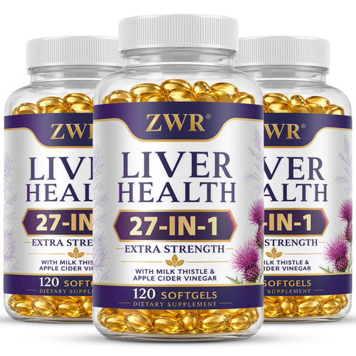 27-in-1 Liver Health Softgels, Milk Thistle Supplement, Positive Lift, Liver Renew, Immune Defense, Internal Flow, with Choline, Dandelion Root, Beet Root, Chicory Root, 28-in-1 Blend, Great for Both Men and Women, 120 Softgels
