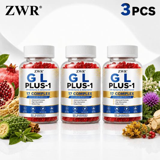 17-in-1 Scientific Formula Gummies, Hunger Balance, Stable Energy & Antioxidant Support, Radiate Confidence From Within with Berberine, Cinnamon, Ginseng, Turmeric and Green Tea, 60 Count