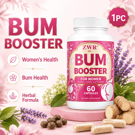Bum Booster Botanical Formula for Women, Saw Palmetto Berry, Wild Yam Root, Fenugreek, Fennel and Blessed Thistle, Women's Health and Daily Wellness Capsules, 60 Count