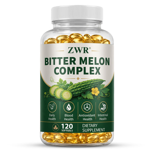 1 PC Bitter Melon Dietary Supplement, Herbal Complex with Bitter Melon Extract & Fruit Powder, Natural Plant-Based Formula for Daily Wellness, Antioxidant Support and Digestive Health, For Women and Man, 120 Softgels