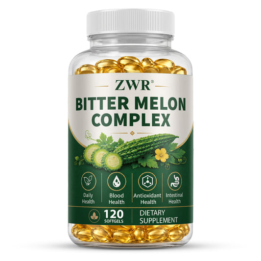 1 PC Bitter Melon Dietary Supplement, Herbal Complex with Bitter Melon Extract & Fruit Powder, Natural Plant-Based Formula for Daily Wellness, Antioxidant Support and Digestive Health, For Women and Man, 120 Softgels