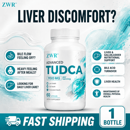 TUDCA Capsules liver and gallbladder nutritional support Bile acid turnover Liver health Maintenance of overall physical healthLiver Care Formula, Advanced TUDCA Blend with 1100mg Tauroursodeoxycholic Acid, 60 Capsules