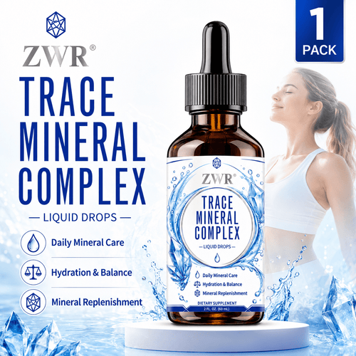 1PACK, Trace Mineral Complex Liquid Drops, Daily Mineral Drops, Iodine, Magnesium, Zinc, Selenium, Copper, Manganese, Chromium, Molybdenum, Potassium, Boron, 2 Fl Oz 60ml