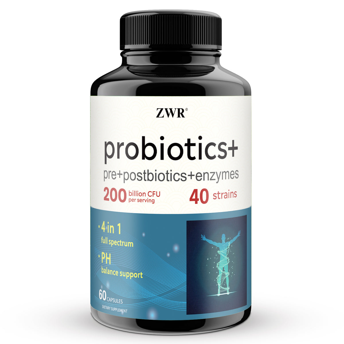 1/3Pcs-Probiotics+ Postbiotics Capsules, Daily Digestive Supplement, Probiotic For Men And Women, Universal Blend with Lactobacillus, Inulin, Digestive Enzymes, For Intestinal Balance, Metabolic Harmony And Everyday Energy-60 Caps