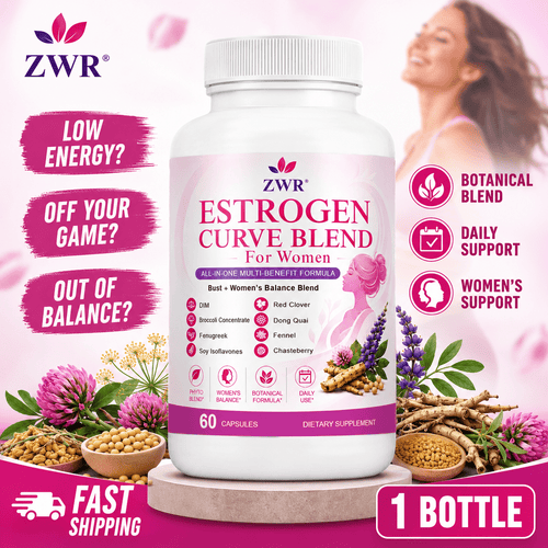Estrogen Capsules. Support All-Round Female Health, Deliver Antioxidant Protection, Boost Inner Radiance & Feminine Allure. Key Ingredients: Fenugreek, Saw Palmetto, L-Tyrosine, Wild Yam, Flavonoids, Red Clover Extract, 60 Counts.